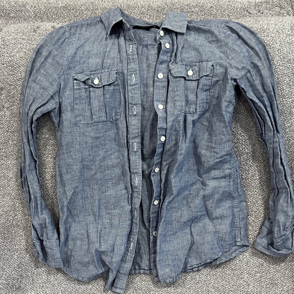 Banana Republic Soft Wash Striped Shirt